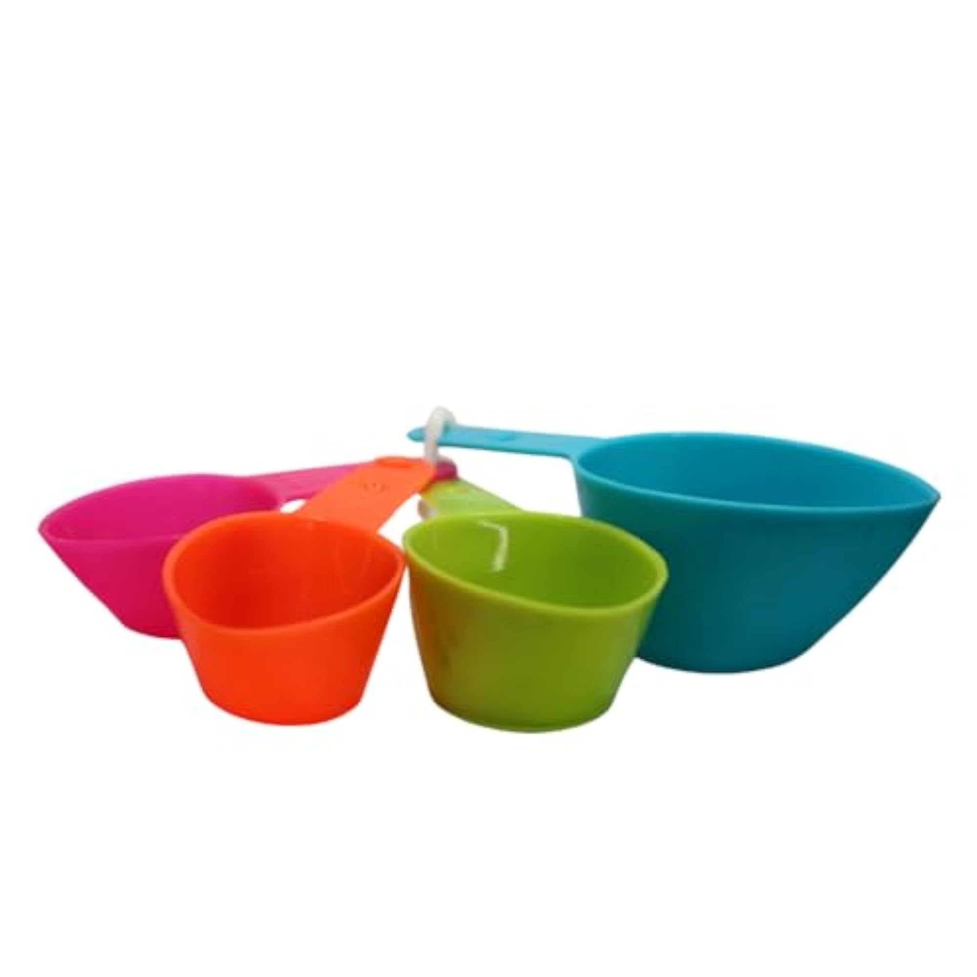 Plastic Measuring Spoons Set of 4 in 4 Colours